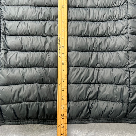SAVE THE DUCK Alexander Puffer Jacket Mens M Ultra Light Down Alternative  Gray - Picture 9 of 9